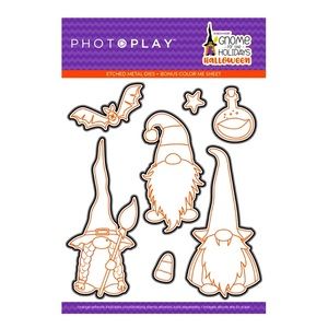 Crafts Metal Die Set Gnome Holidays Halloween Witch Wizard Bat Candy Potion Star